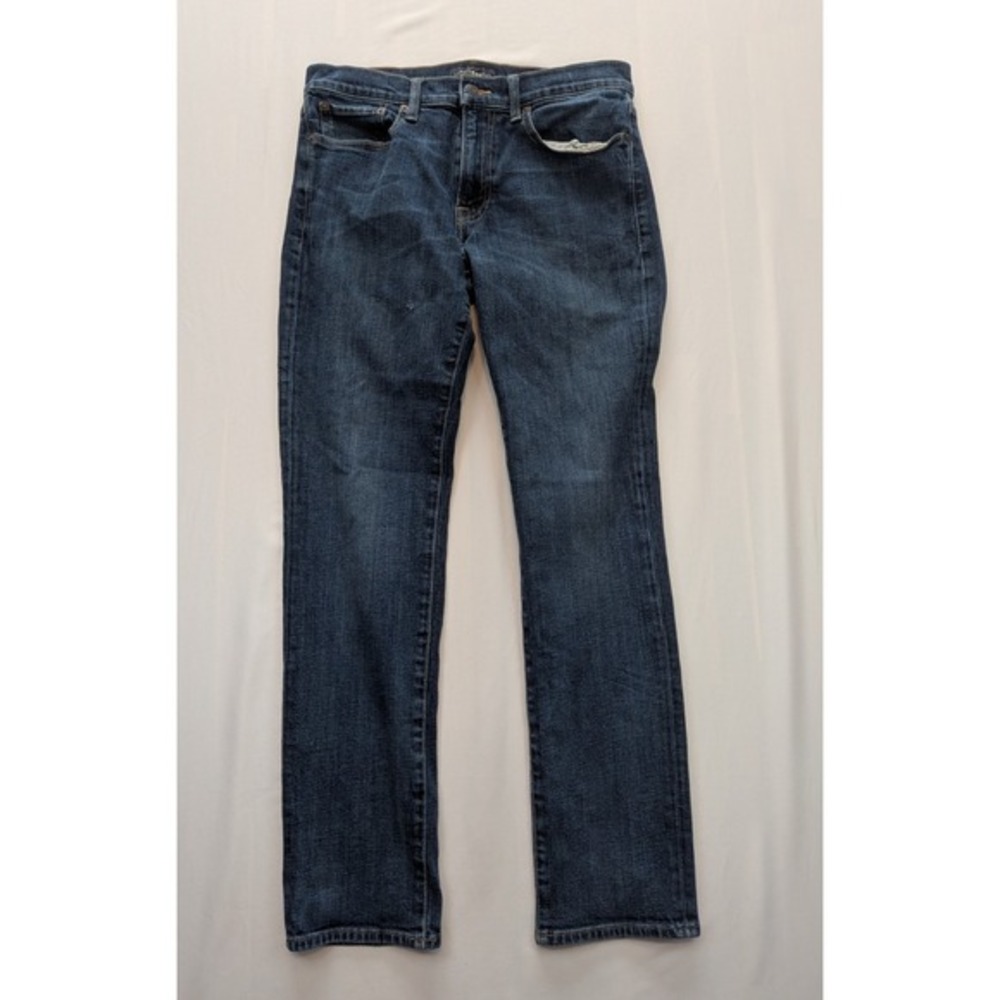 Lucky Brand 121 Slim‎ Mens Dark Wash Blue Denim Jeans 31x30 Everyday Casual